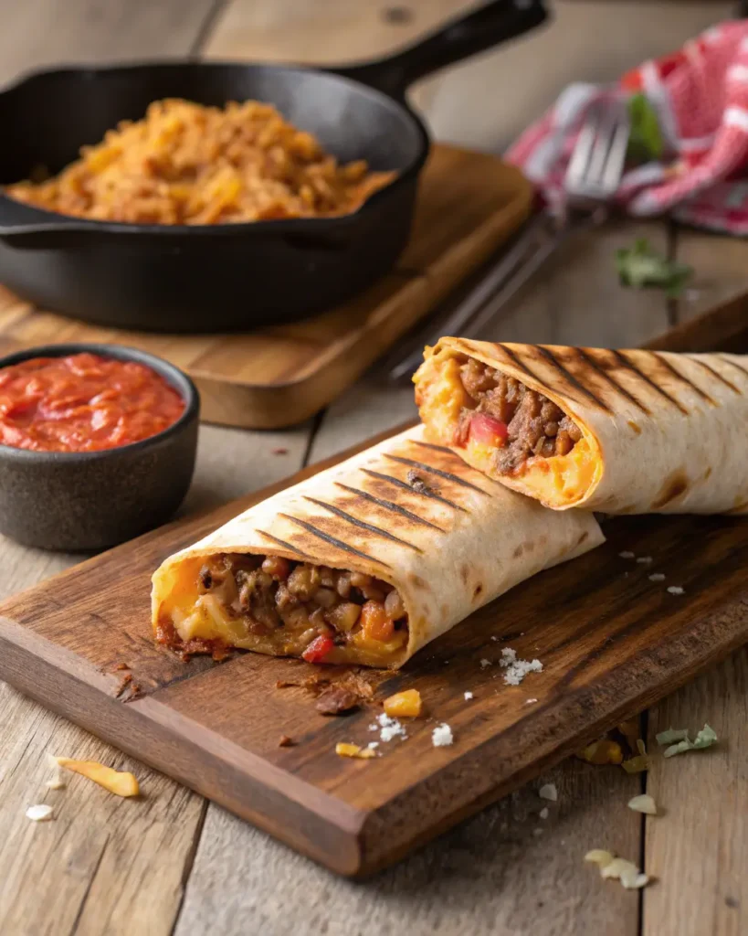 Grilled cheese burrito