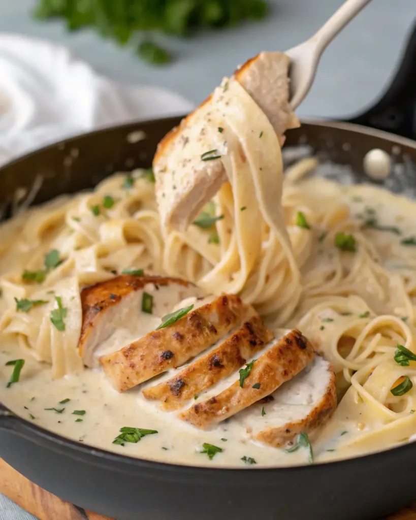 Justalittlebite Chicken Alfredo
