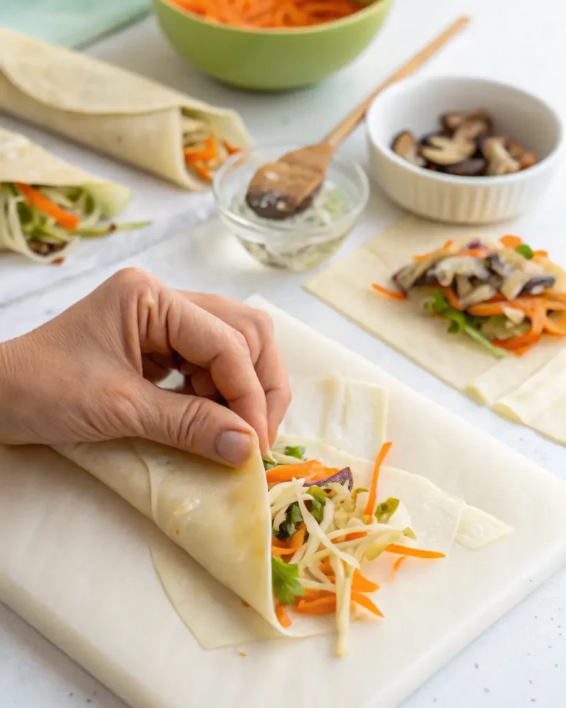 vegetable egg rolls recipe