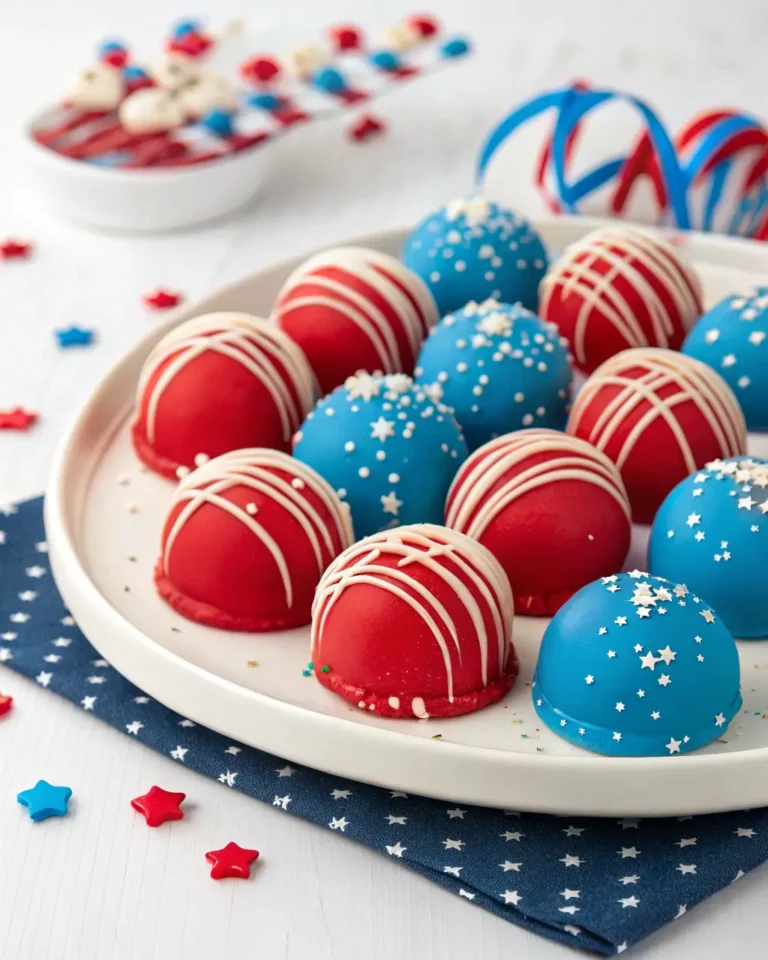 Patriotic Oreo Balls