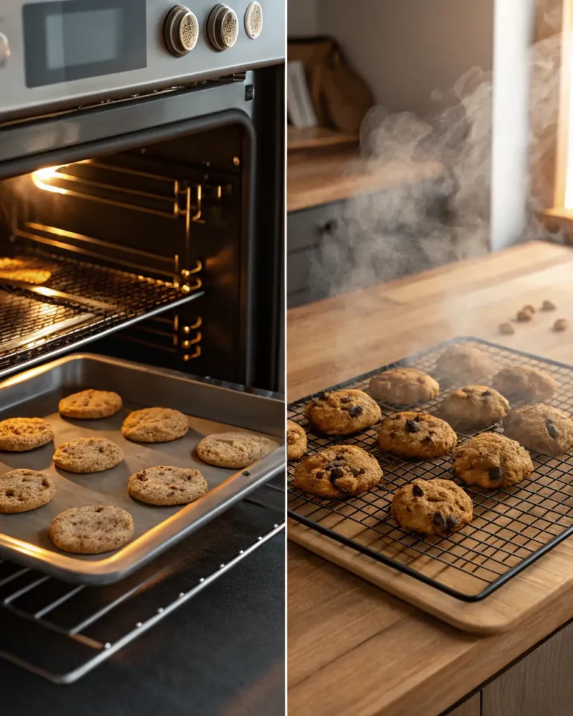 Crumble Chocolate Chip Cookies