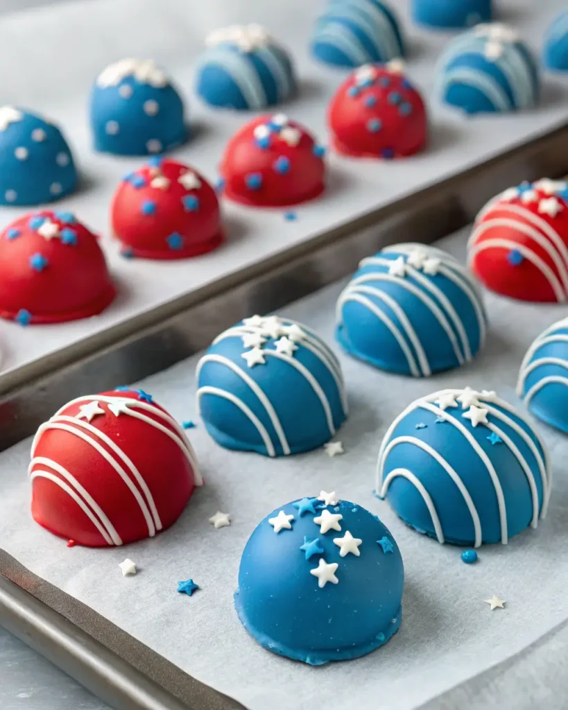 Patriotic Oreo Balls