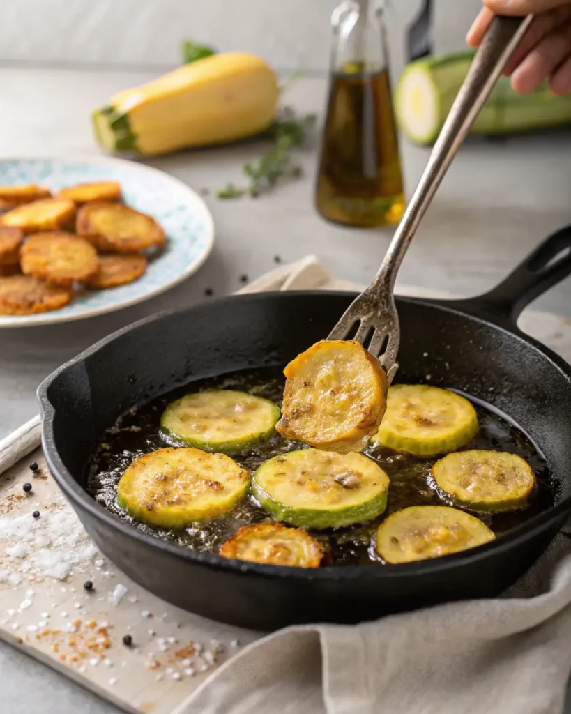 fried squash recipe