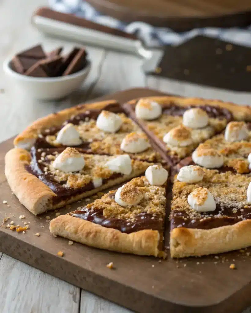 s'mores pizza