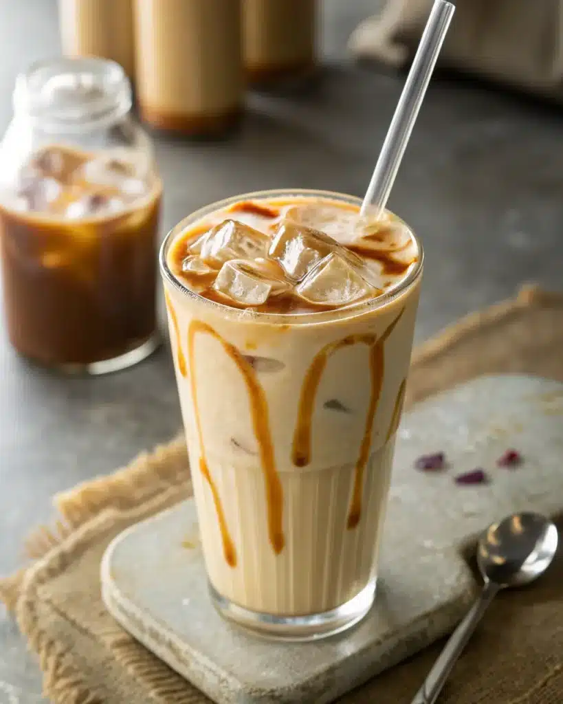 Iced Coffee with Caramel