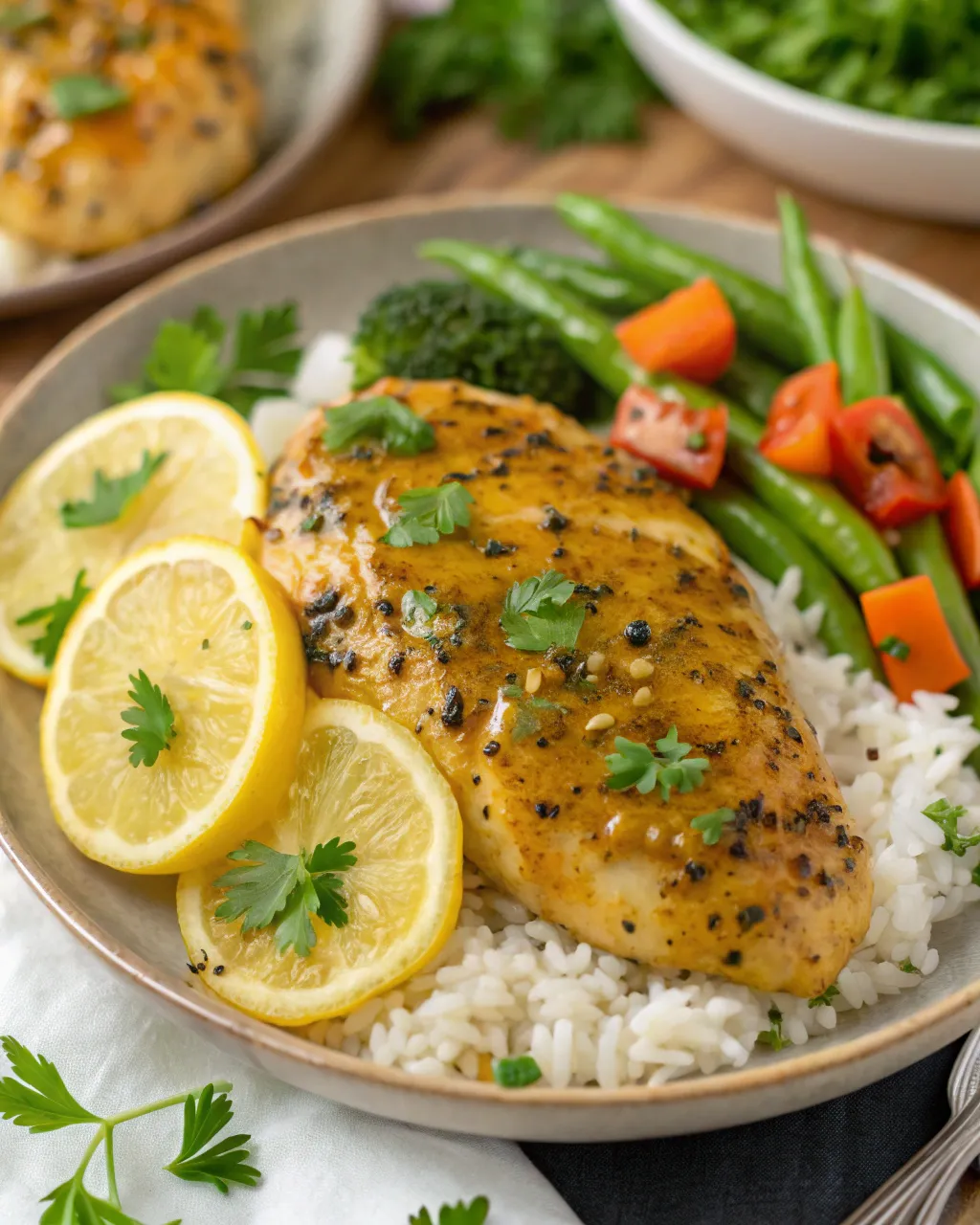 Lemon pepper chicken