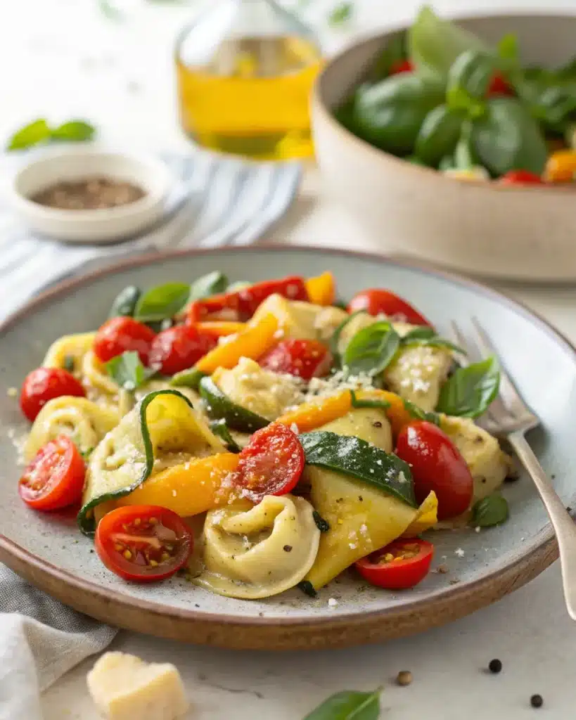 Tortellini with Summer Veggies