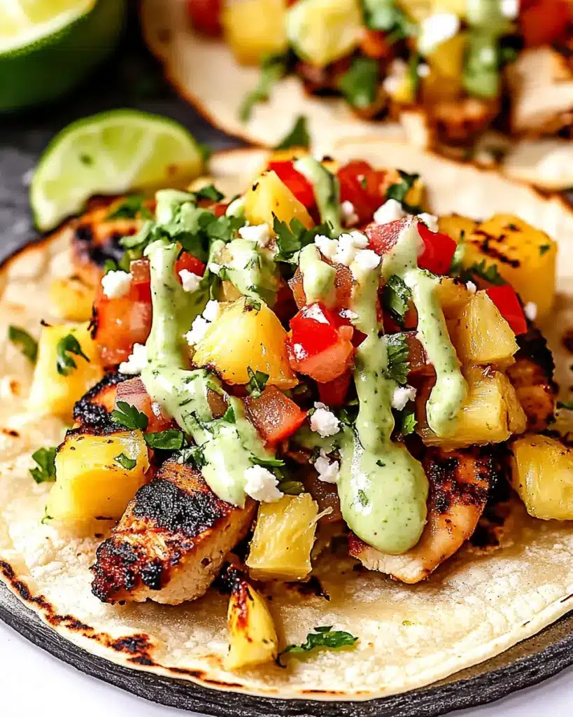 Chili Lime Chicken Tacos
