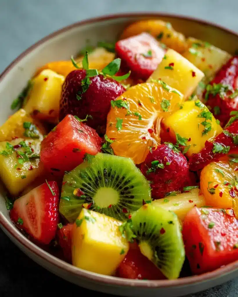 Mexican Summer Fruit Salad Recipe In Chile Lime Vinaigrette