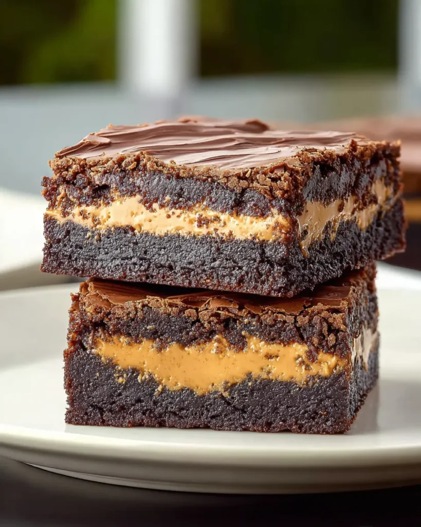Reese’s Brownie Bliss: Chocolate brownies with Reese’s peanut butter center