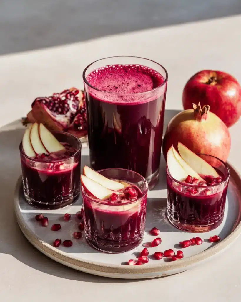 Cranberry Glow Beetroot Apple and Pomegranate Blast