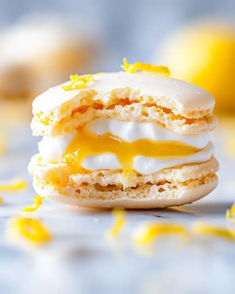 Lemon Meringue Pie Macarons