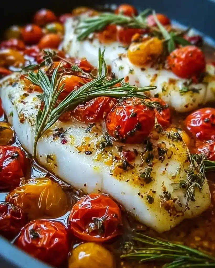 Mediterranean Baked Fish Delight
