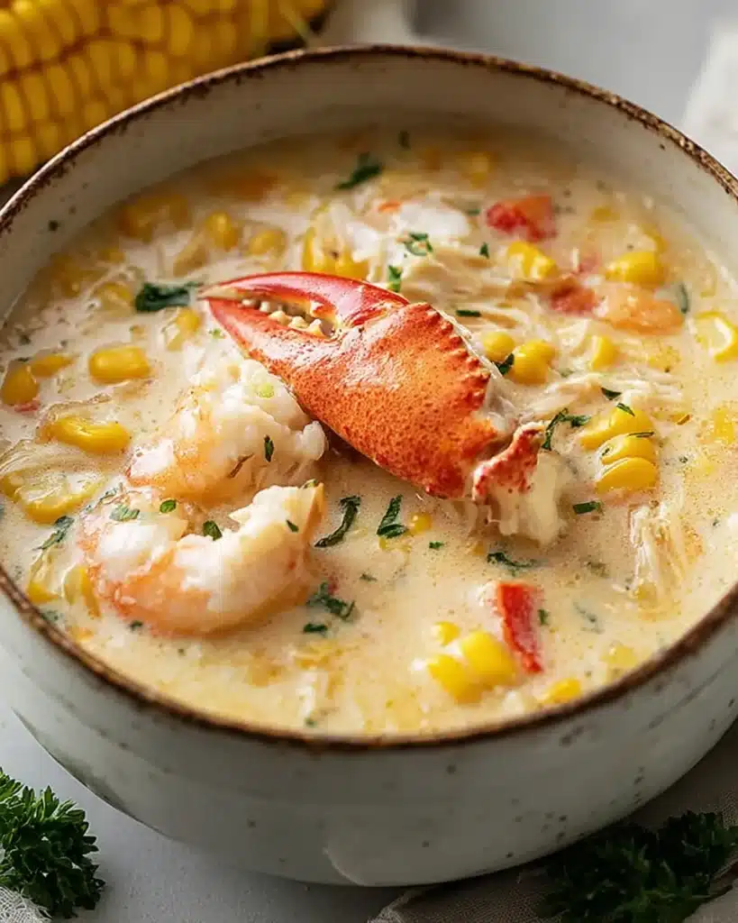 Bobby Flays Crab Corn Chowder